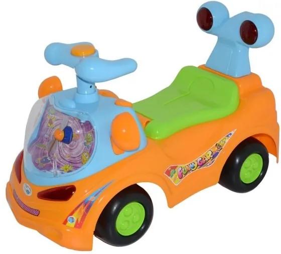 Euro Baby Odrážadlo, jezdítko - FUNNY CAR - oranžové