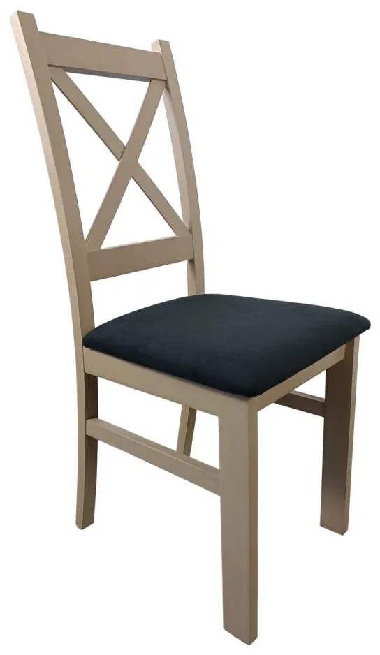 Jedálenská stolička NATE dub sonoma/čierna