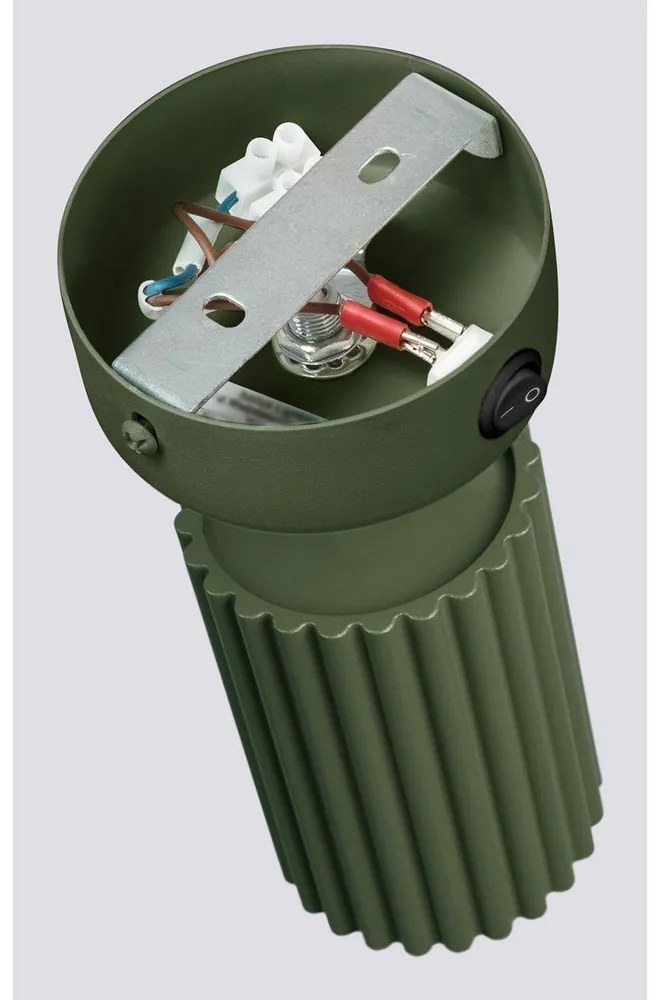 Zelené bodové svietidlo 8x16 cm Gleam – Sollux