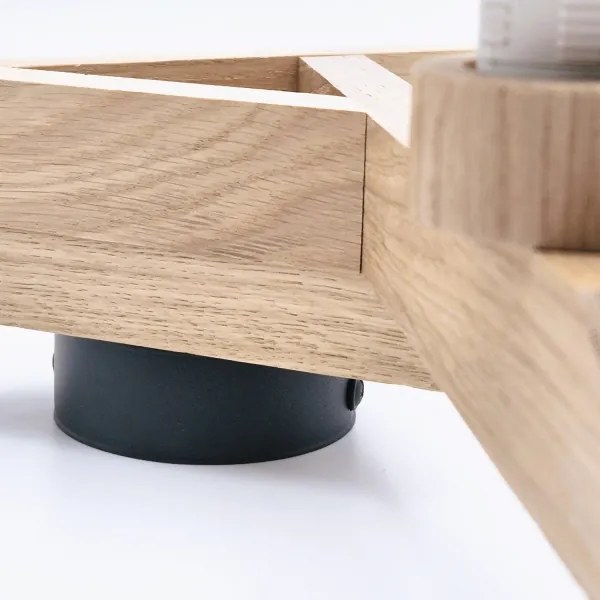 Prisadený luster ANTONIO 3xE14/40W/230V dub