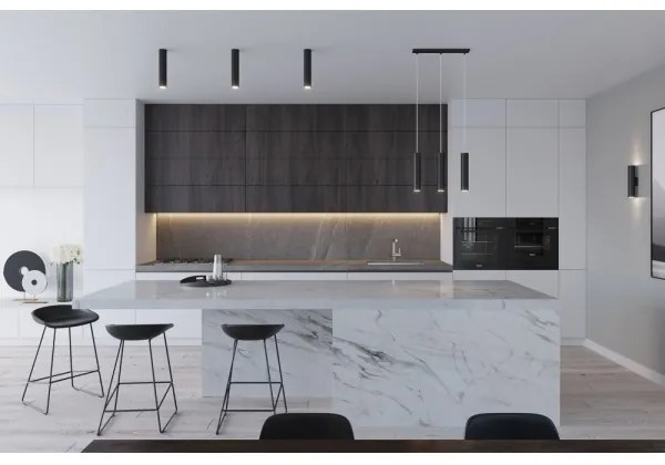 Sollux SL.0328 - Luster na lanku LAGOS 2 2xGU10/10W/230V čierna