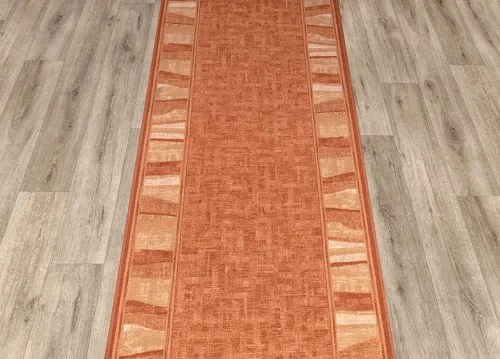 Koberce Breno Behúň LINEA 80, šíře role 100 cm, oranžová