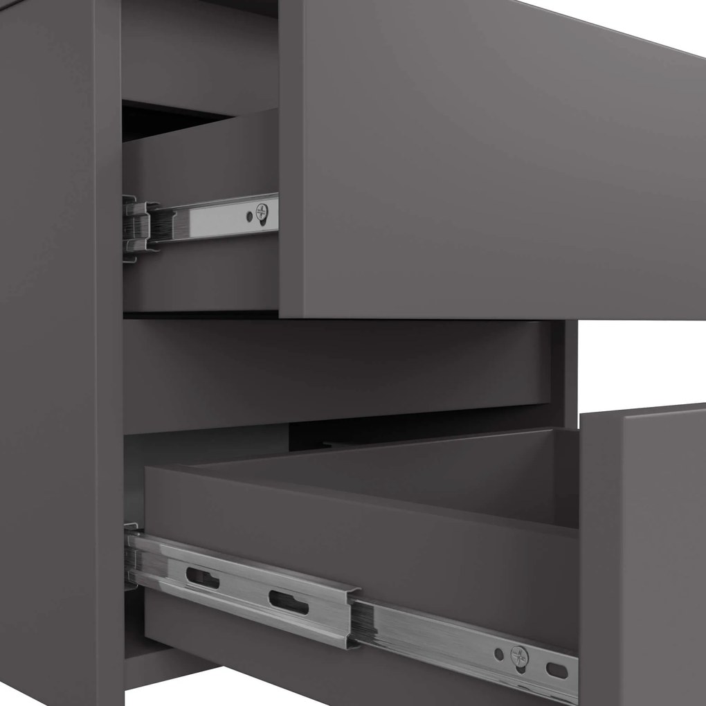 Nočný stolík Operativos (grafit). Akcia -22%. Vlastná spoľahlivá doprava až k Vám domov. 1117463