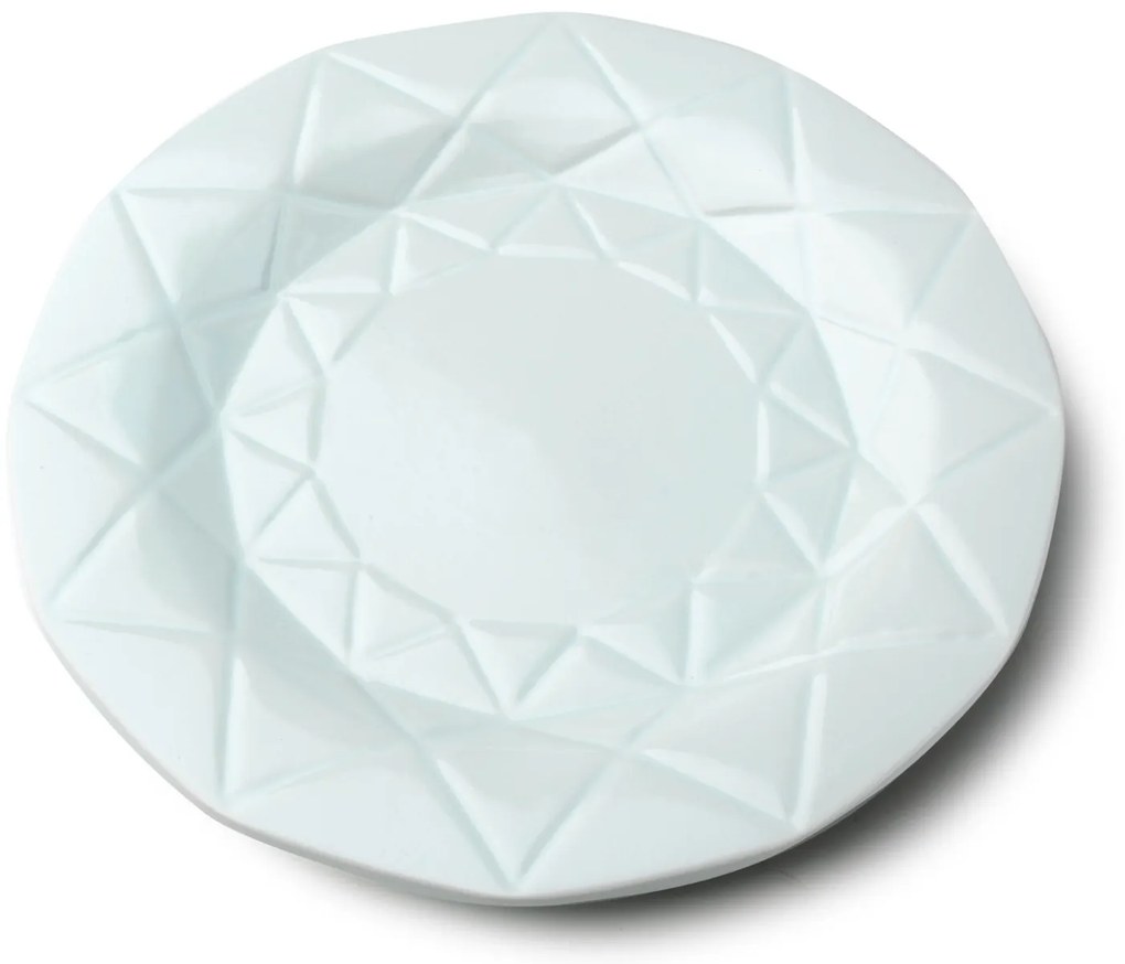 Porcelánový tanier Adel, (fi) 24 cm, mentolová