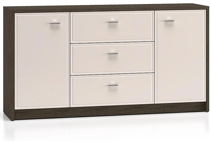 Komoda Avante 04 Dub Windmill tmavý/kašmír