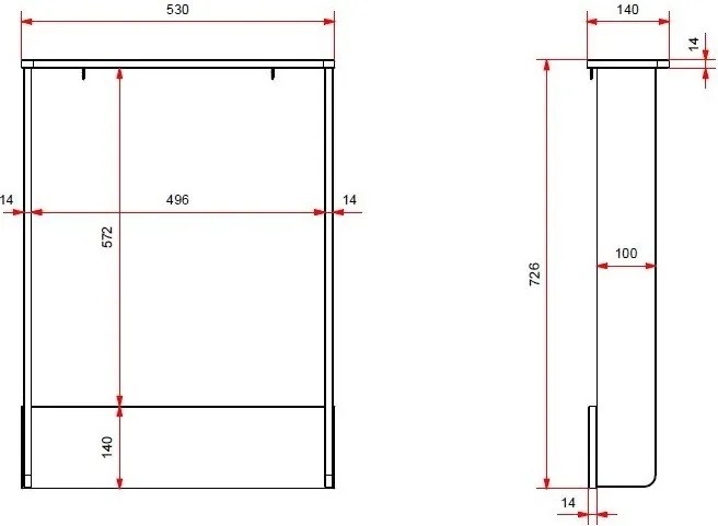Biely prebaľovací pult Eva – Vipack