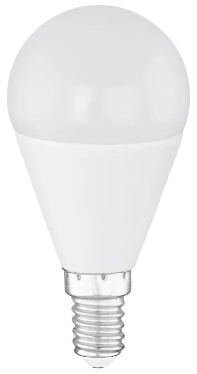 Múdra stmievateľná LED žiarovka s RGB funkciou Globo, E14, 4,5 W, teplá biela-studená biela