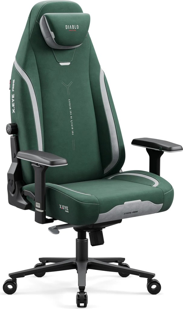 Herné kreslo forest green Normal Size, zelené: Diablo X-Eye Prime