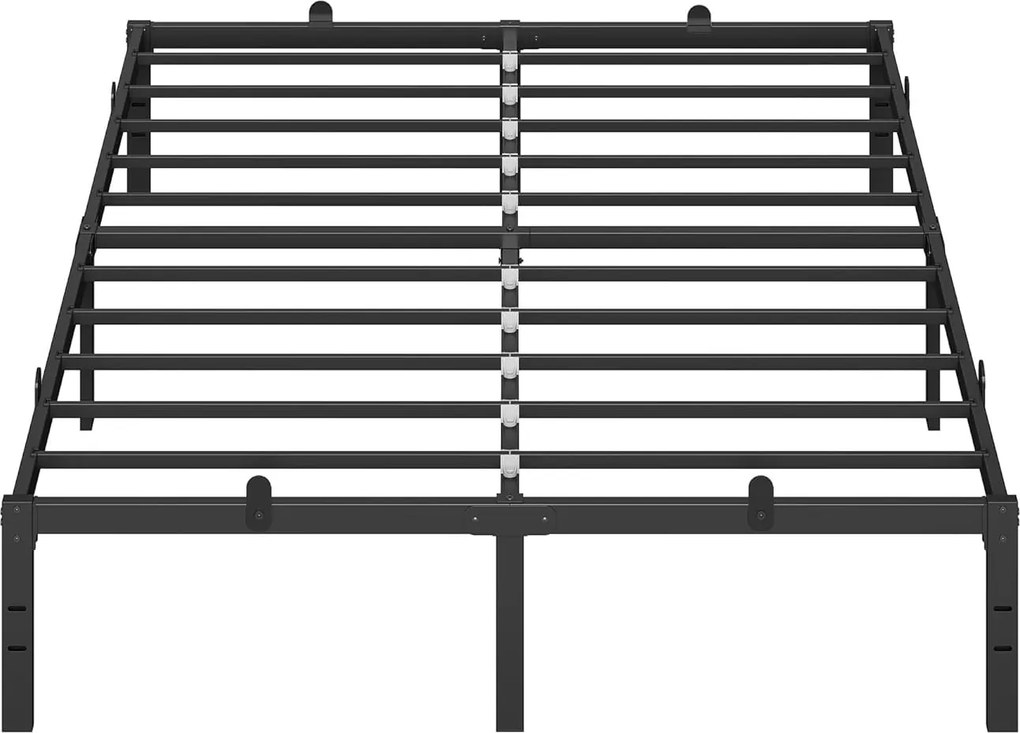 VASAGLE Rám postele 140 × 190 cm s kovovou základňou RMB133B01