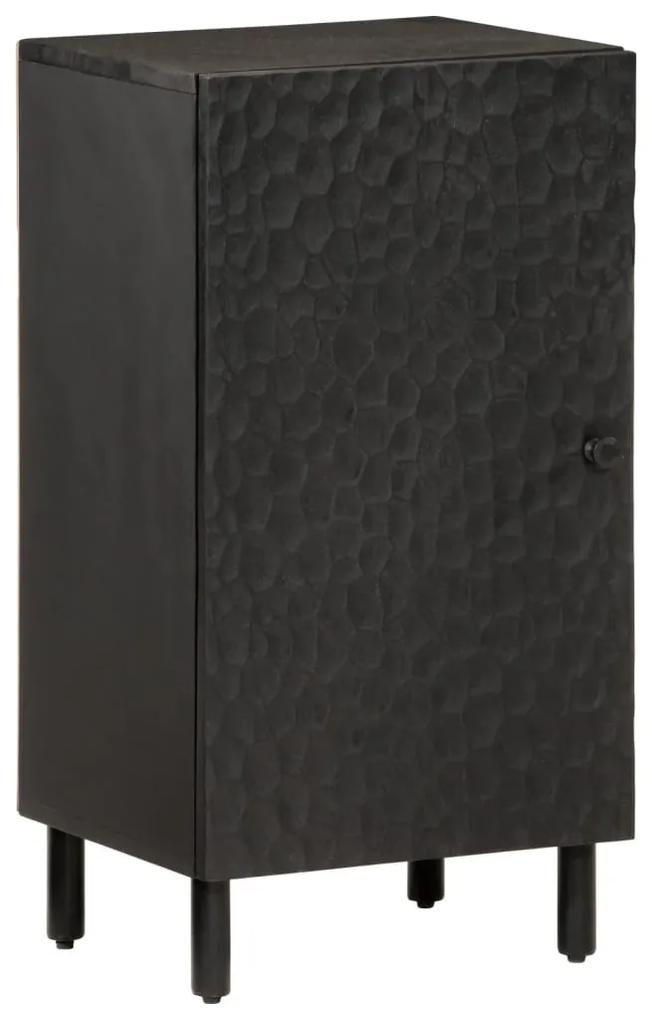 Príručná skrinka, čierna 40x33x75 cm, mangový masív 356843