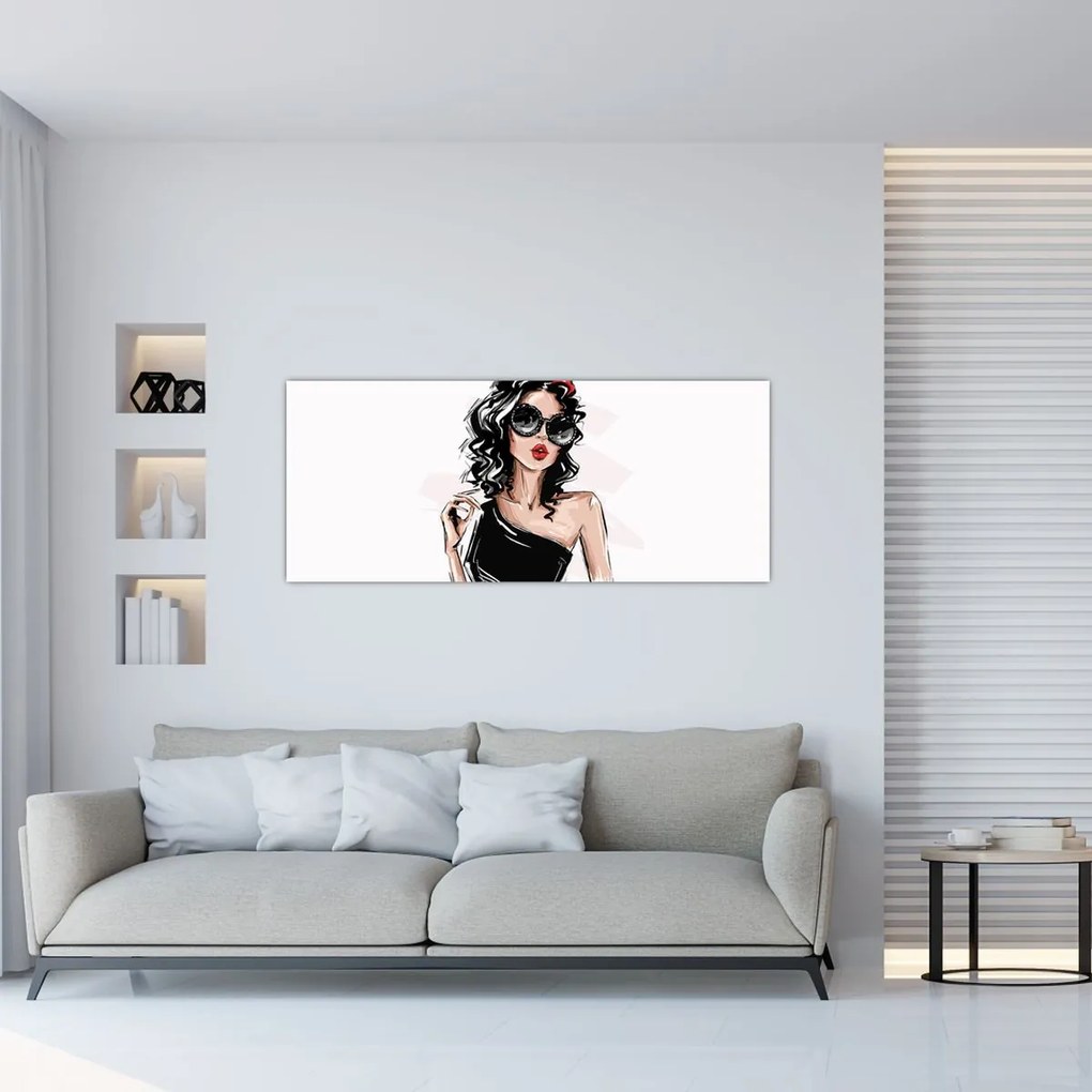 Obraz - Fashion woman (120x50 cm)