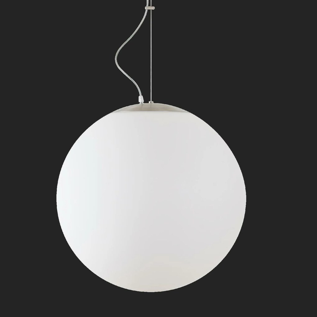 Osmont 62206 Adria L5 Hp závesné sklenené svietidlo nerez brúsená biela Ip