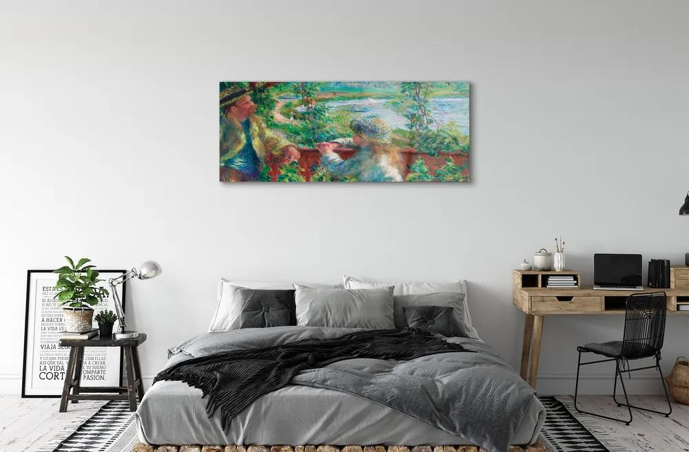 Obraz plexi Art stretnutie pri jazere 120x60 cm