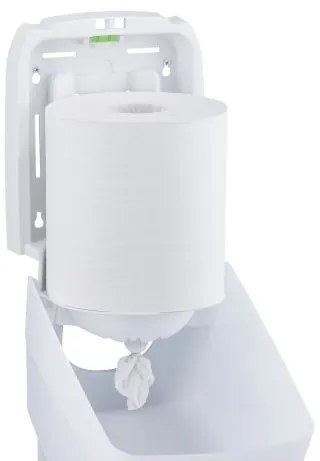 Zásobník na papierové utierky v rolkách Merida Hygiene Control FLEXI, biela