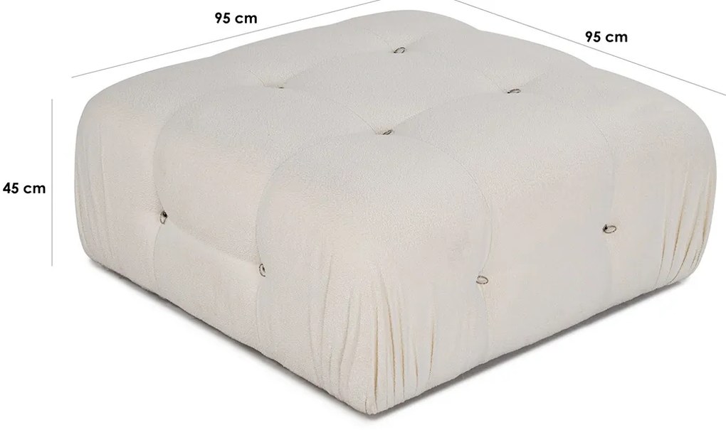 Taburette Bubble Pouffe Beige