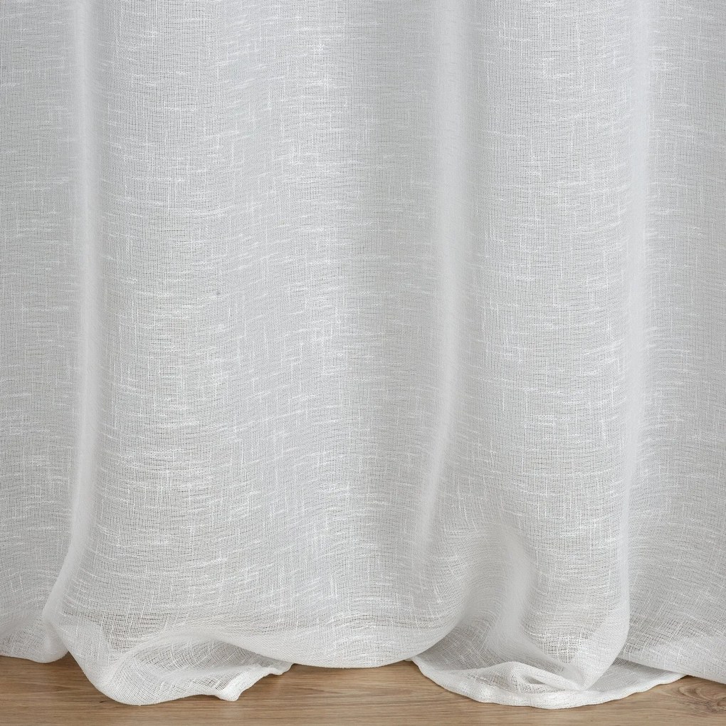 ZÁCLONA NA KRÚŽKOCH LEXY 140X250 CM BIELA