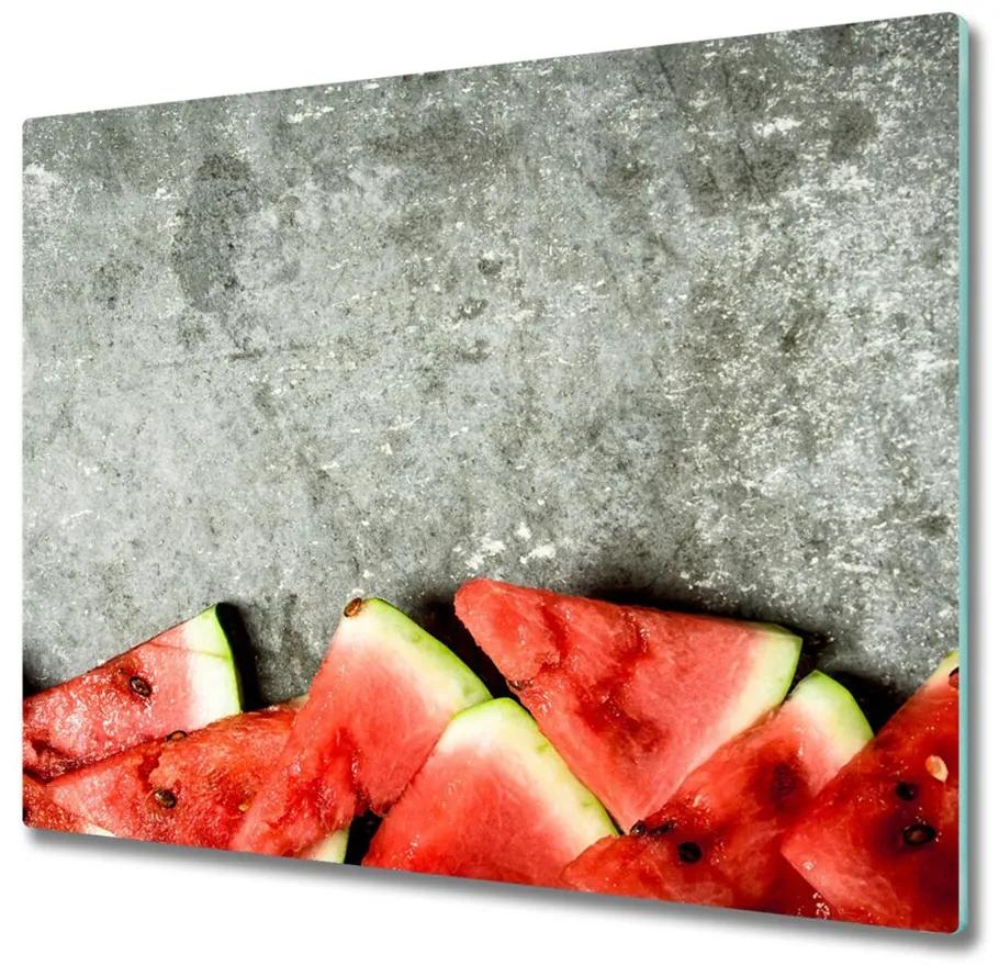 Sklenená doska na krájanie Plátky melónu 60x52 cm
