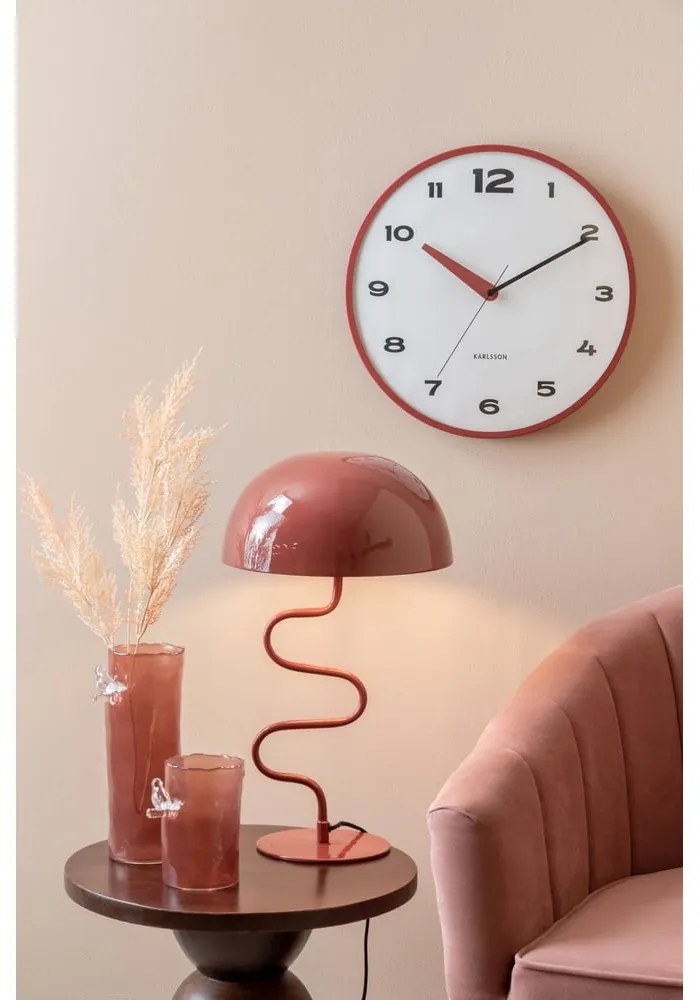 Ružová sklenená váza (výška 27 cm) Bird On Branch – PT LIVING