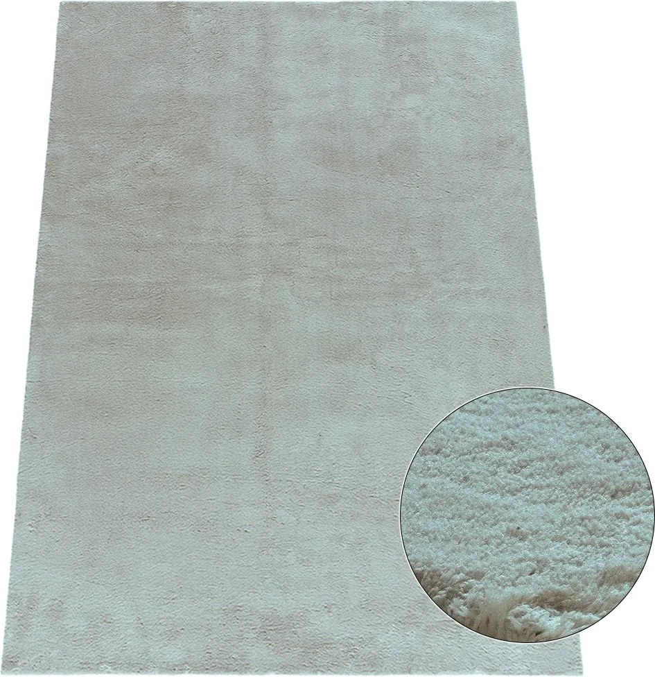 Koberec Rabbit 62 CREAM – krémový shaggy obdĺžnik Rozmer: 60x100 cm