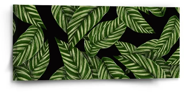 Sablio Obraz Abstrakcia z listov - 110x50 cm