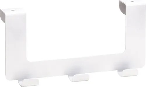 Bemeta Design WHITE: Vešiak, na dvere, s 3 háčikmi - 101106224