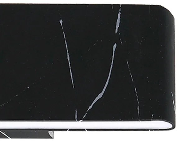 LED Nástenné svietidlo PIERCE LED/12W/230V 30 cm čierna