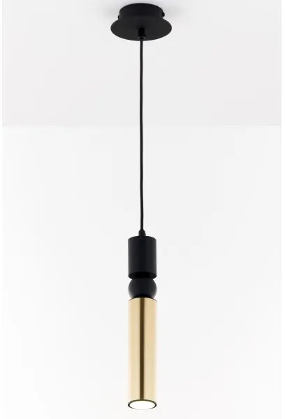 Jupiter 2006 - Luster na lanku ALAS 1xGU10/10W/230V zlatá/čierna