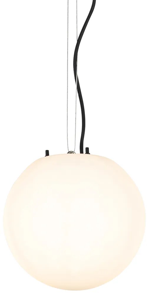 Moderná vonkajšia lampa biela 25 cm IP65 - Nura