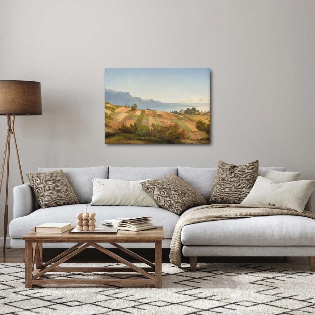 Obraz - Alexandre Calame, Swiss Landscape, reprodukcia (70x50 cm)