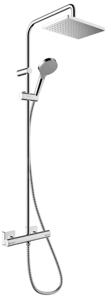 Hansgrohe Vernis Shape, sprchový set Showerpipe 230 s termostatom, Green, chrómová, HAN-26319000