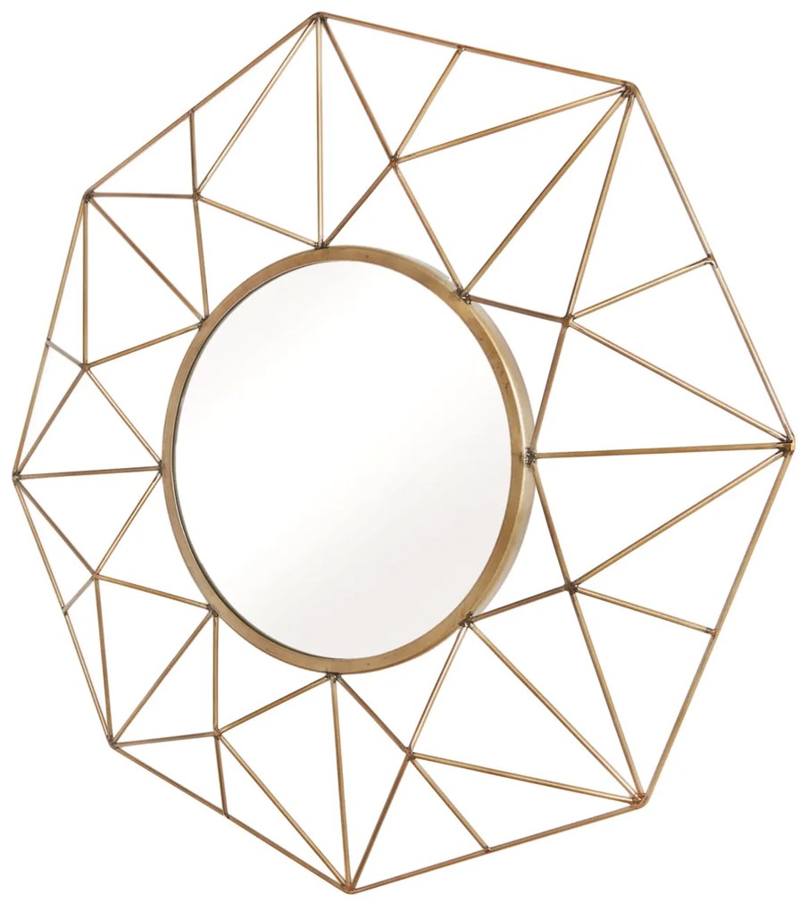 Zrkadlo Diamond 90cm mosadz