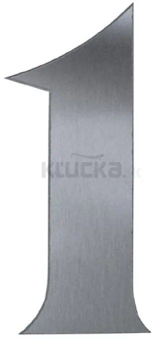 Domové číslo popisné 120mm nerez č.1