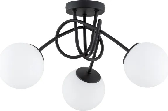 BRILAGI - Prisadený luster MILO 3xE27/60W/230V čierna