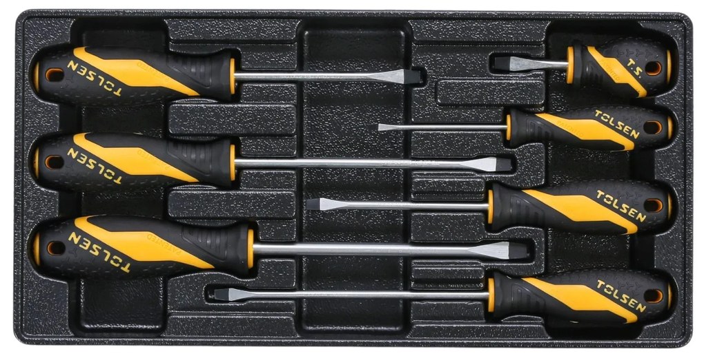 Tolsen Pojazdný dielenský vozík na náradie, vrátane 189 náradia, 7 zásuviek