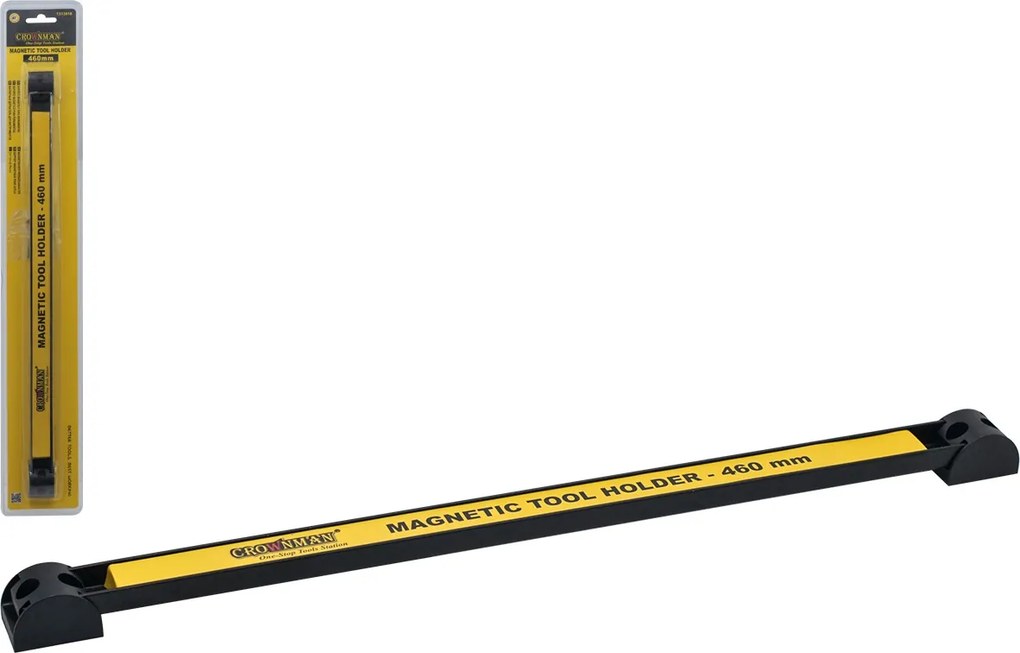 CROWNMAN Držiak na magnetický prúžok, vešiak na kľúče, náradie, dielňa 46 cm