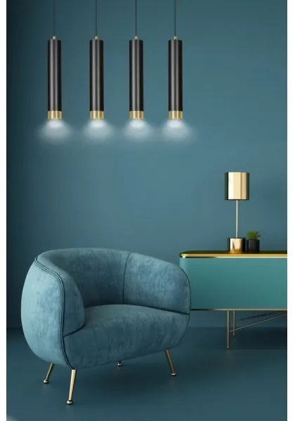 Euluna - Luster na lanku KUMO 4xGU10/30W/230V