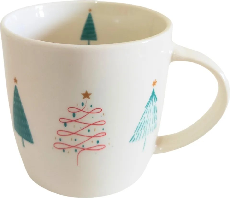 HOME ELEMENTS Porcelánový hrnček 300 ml, Les