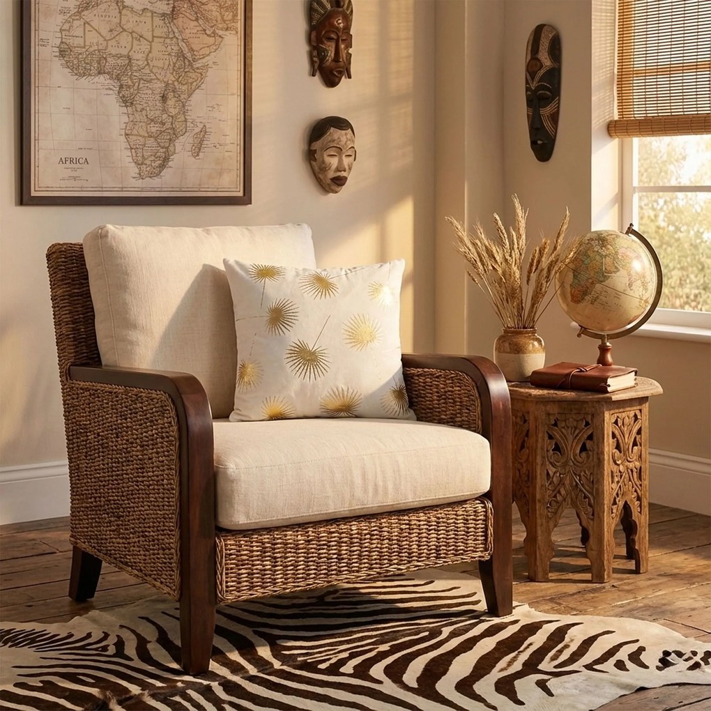 Tutumi Tutumi, obliečka na vankúš 45x45 cm, vzor BC14, biela, NAZ-88018