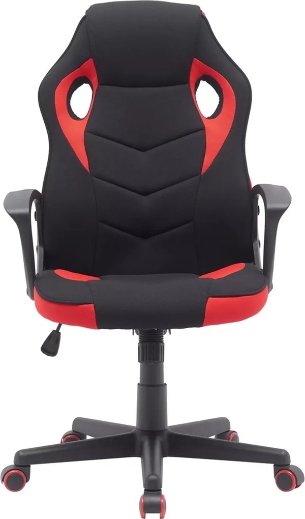 SI Otočná stolička Dakar čierna - červená