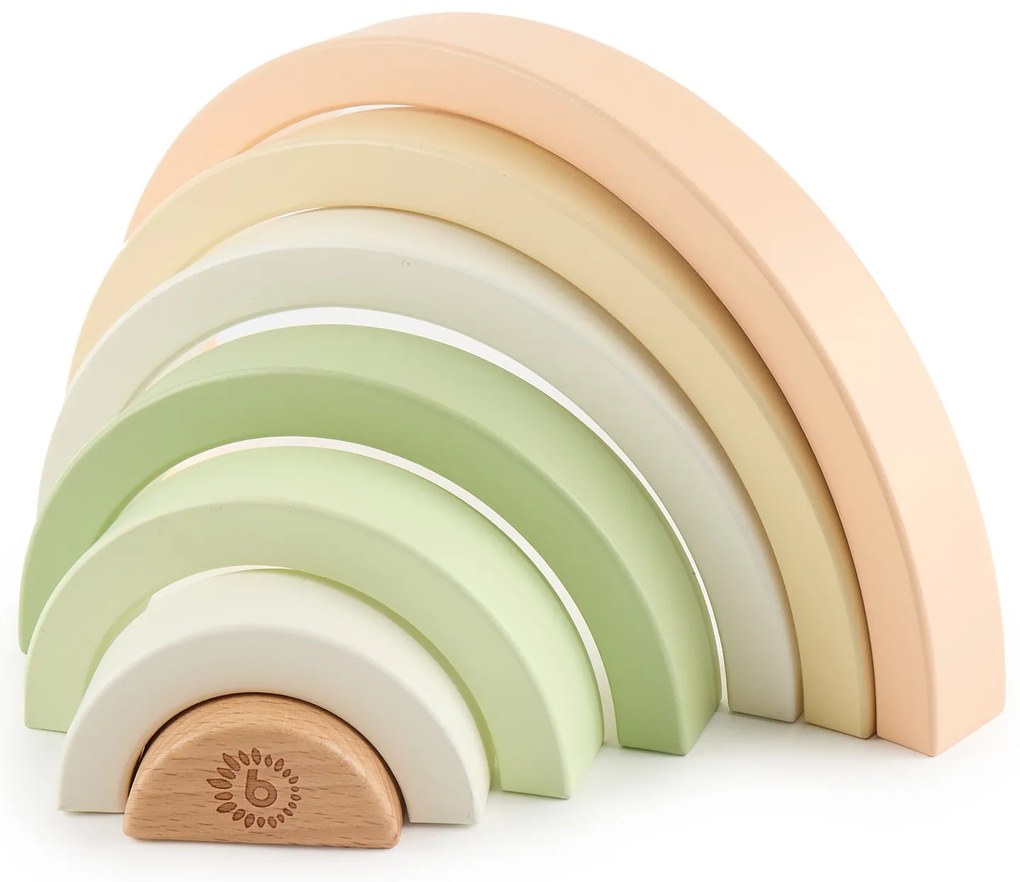 Bieco - Skladacia drevená dúha - králiček Fine