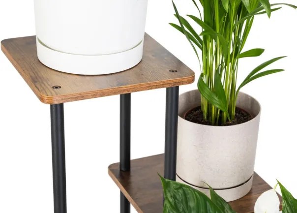 Stojan na kvety PALACE čierny