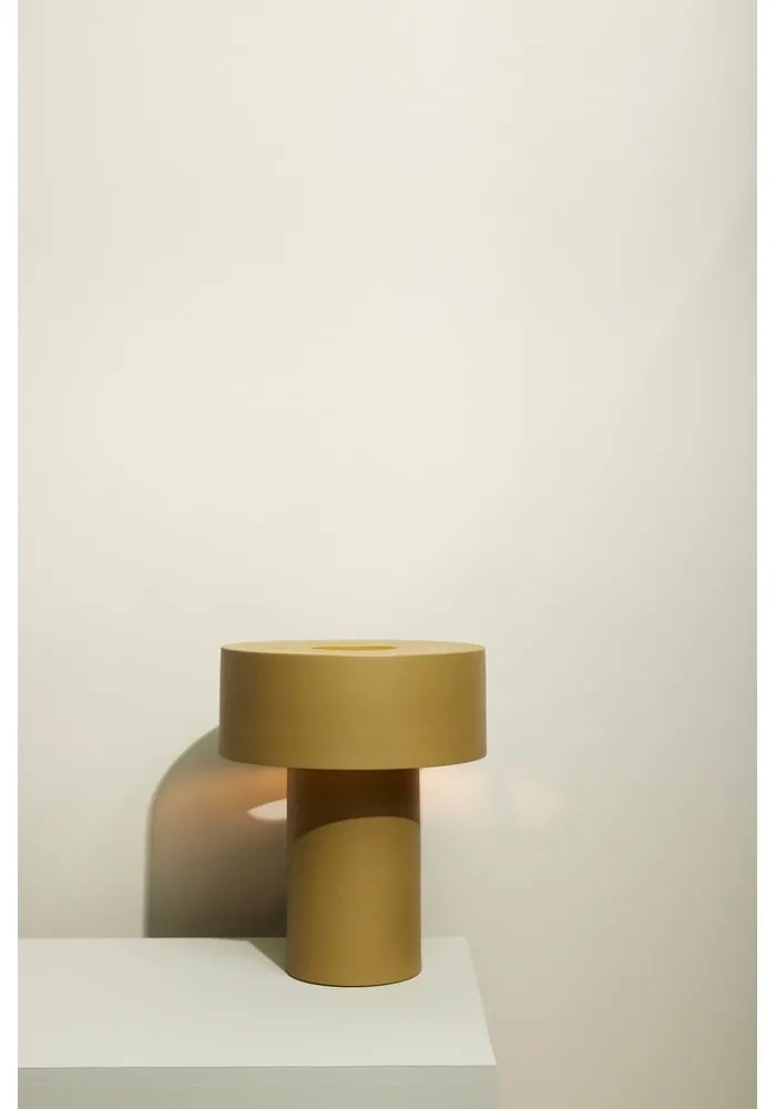 Kaki stolová lampa (výška 37 cm) Aki – Hübsch