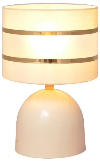 Stolná lampa HELEN 1xE27/15W/230V krémová/zlatá