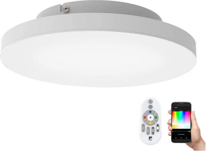Eglo 99118 - LED RGB Stmievateľné stropné svietidlo TURCONA-C LED/15W/230V + DO