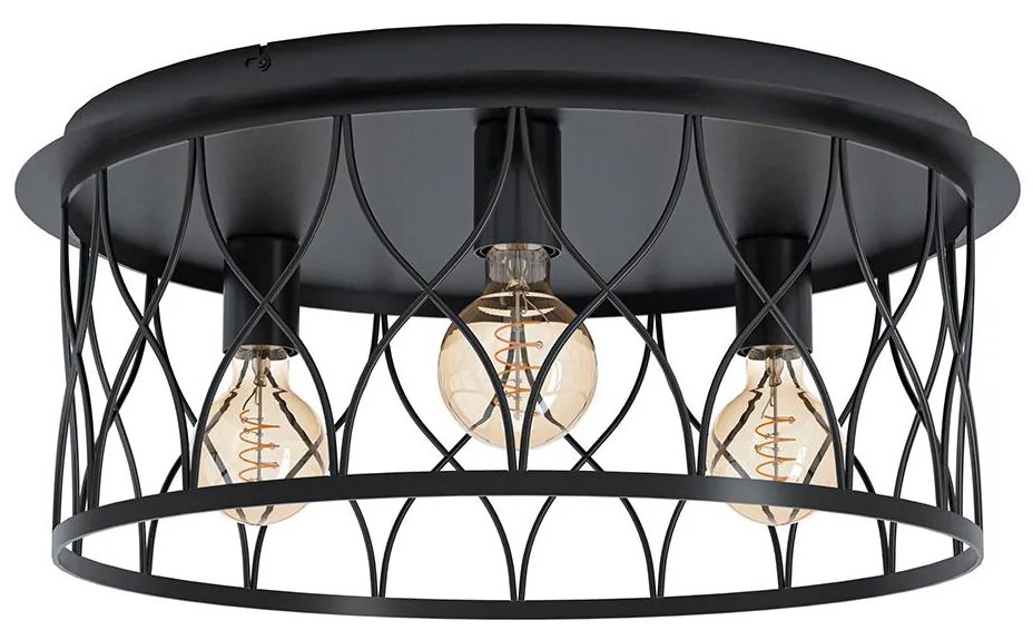 Eglo 43553 - Prisadený luster GILTSPUR 3xE27/40W/230V