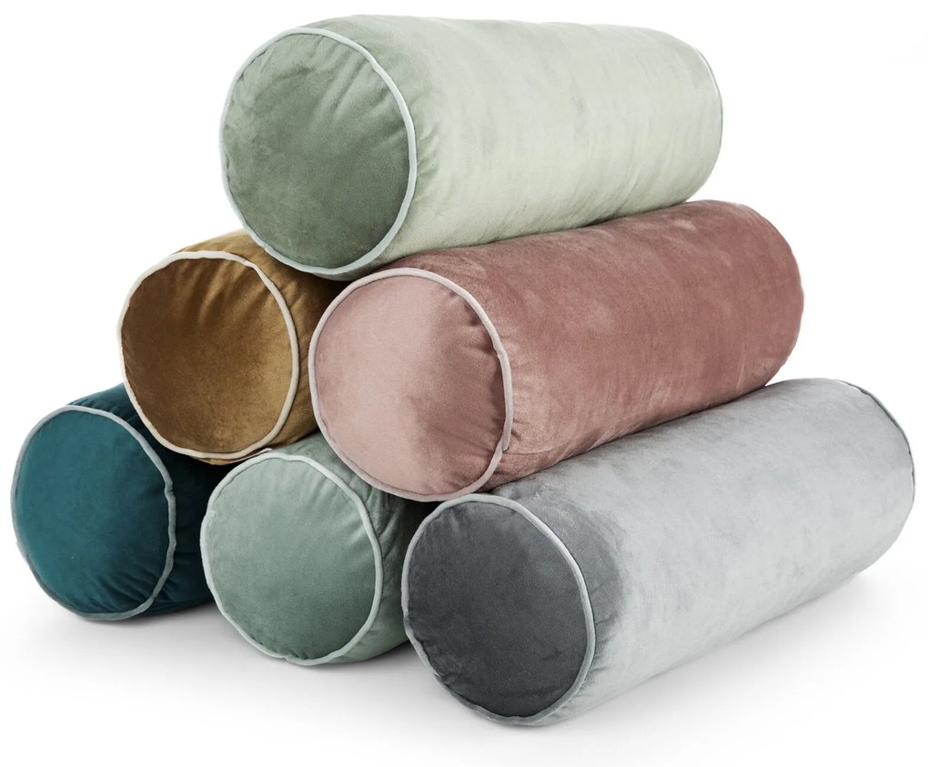 DEKORAČNÝ VANKÚŠ GAJA5 15X45 CM TMAVOBÉŽOVÁ