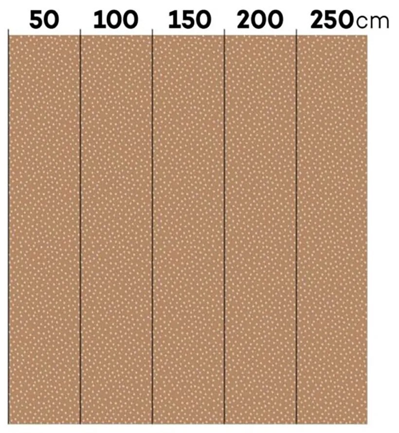 DEKORNIK Simple Irregular Dots Cinnamon - Tapeta
