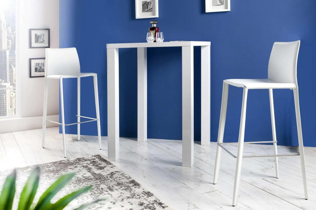 Dizajnová barová stolička Neapol White