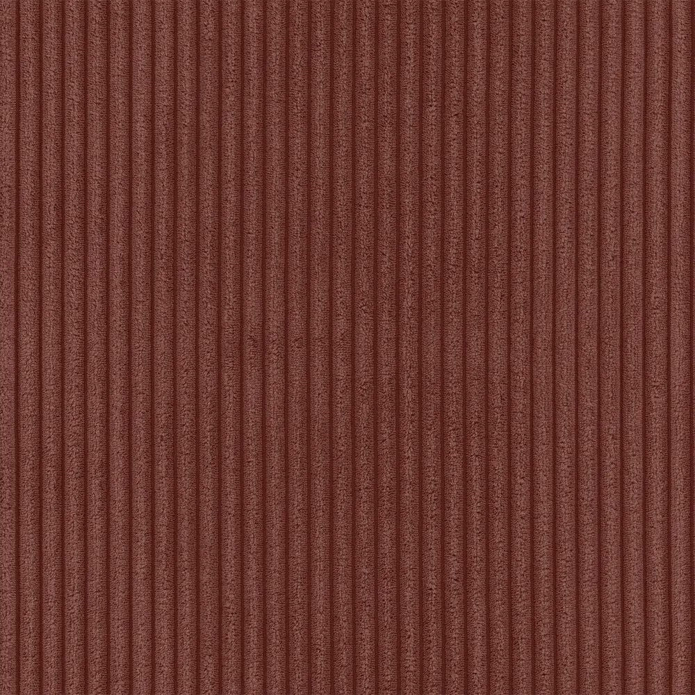 Menčestrová rohová pohovka v terakotovej farbe (pravý roh/s leňoškou) Merid – Ropez