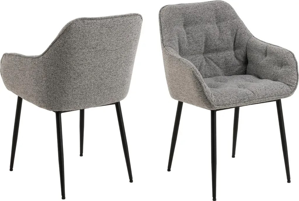 Jídelní židle Brooke IV šedá